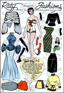 Katy Keene paper dolls